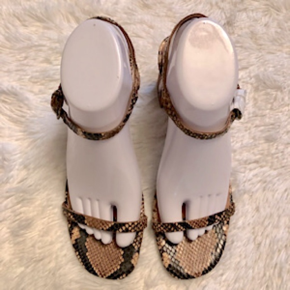 “NEW” Madewell The Hollie Ankle Strap Sandal - Picture 2 of 7